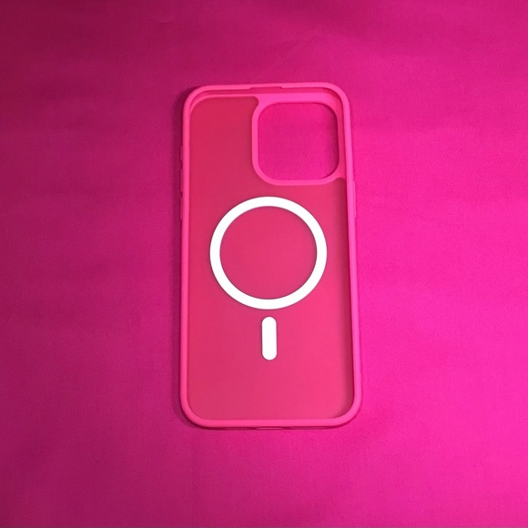 SOLD iPhone 15 Pro Magnetic Pink Case - Picture 2 of 2